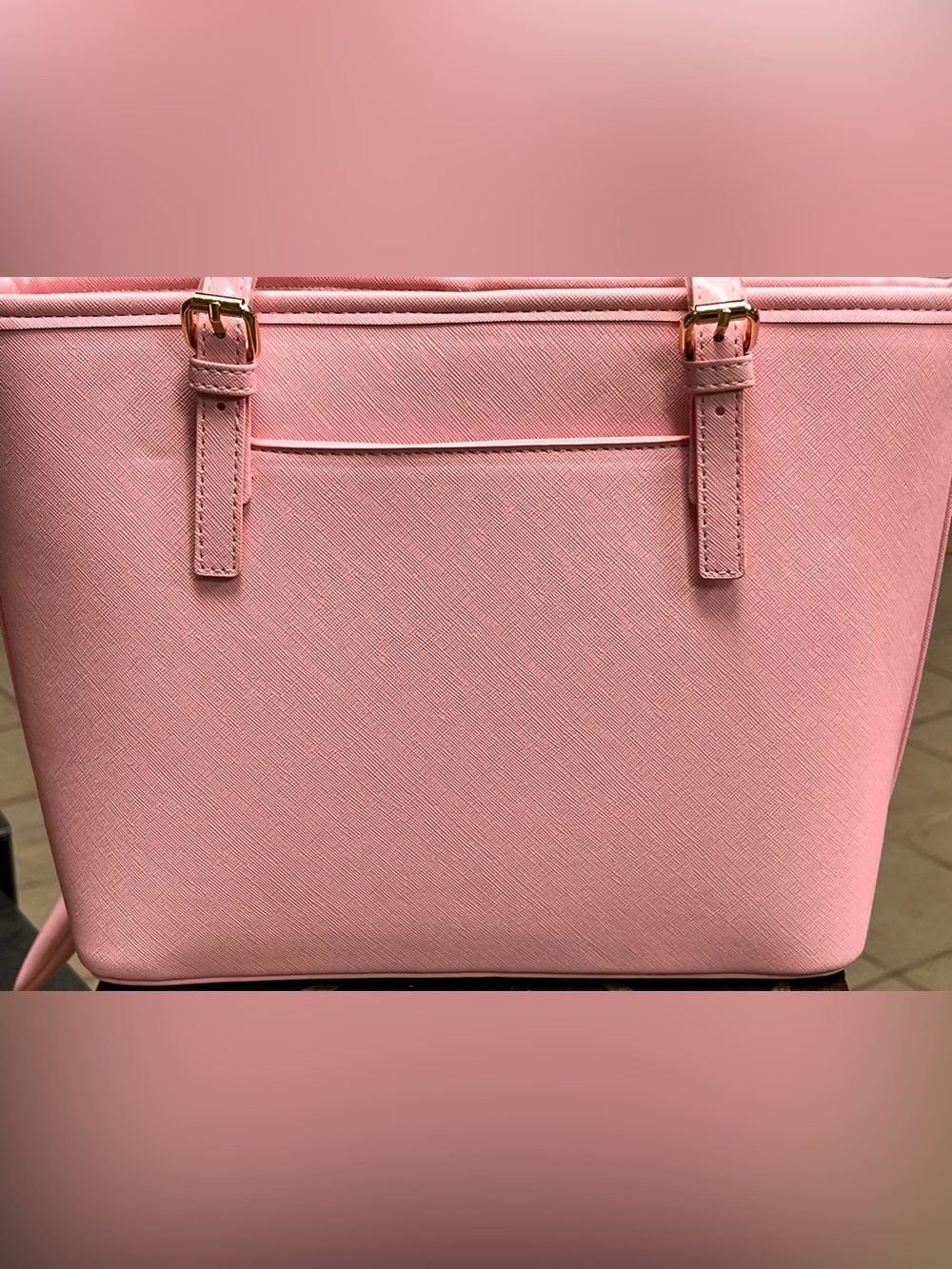 Valentino Orlandi Pink Tote Bag - Picture 3 of 3